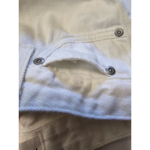 Paper Denim & Cloth Women's Super Low 5 Flare White Jeans Size 23 Waist 26 NEW - Picture 7 of 8